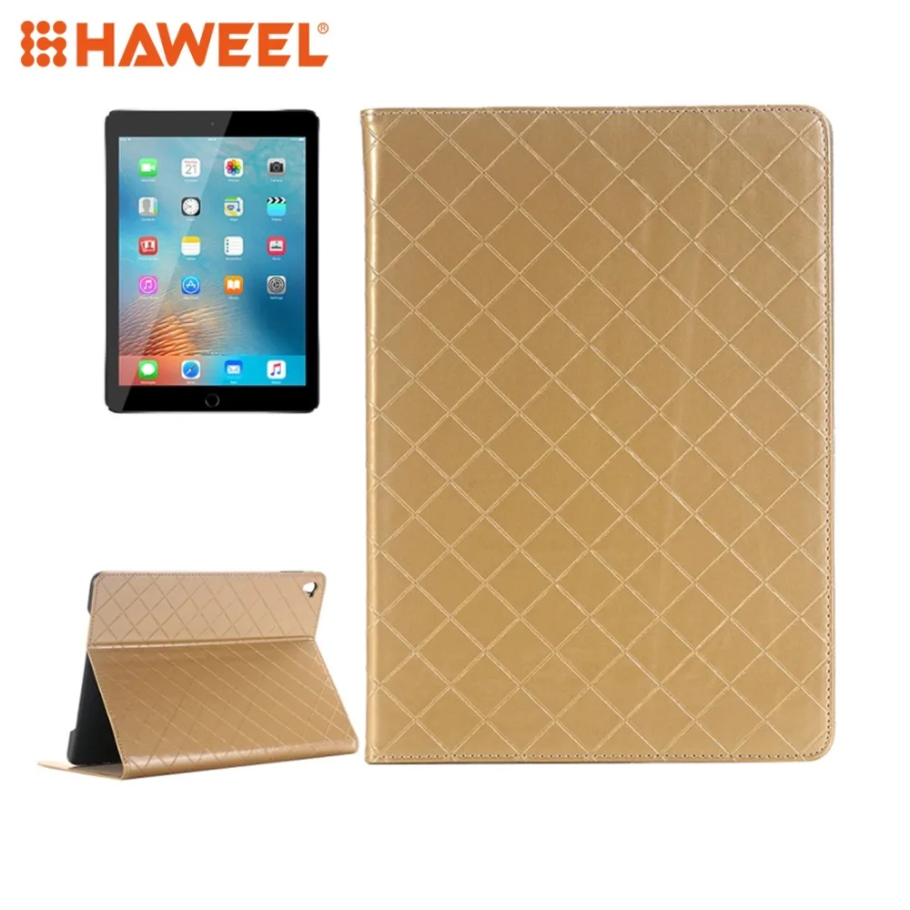 Haweel Tablet Case For iPad Pro 9.7 inch Grid Texture Horizontal Flip Solid Color Leather Case with Card Slots & Holder & Wallet
Haweel Tablet Case For iPad Pro 9.7 inch Grid Texture Horizontal Flip Solid Color Leather Case with Card Slots & Holder & Wallet