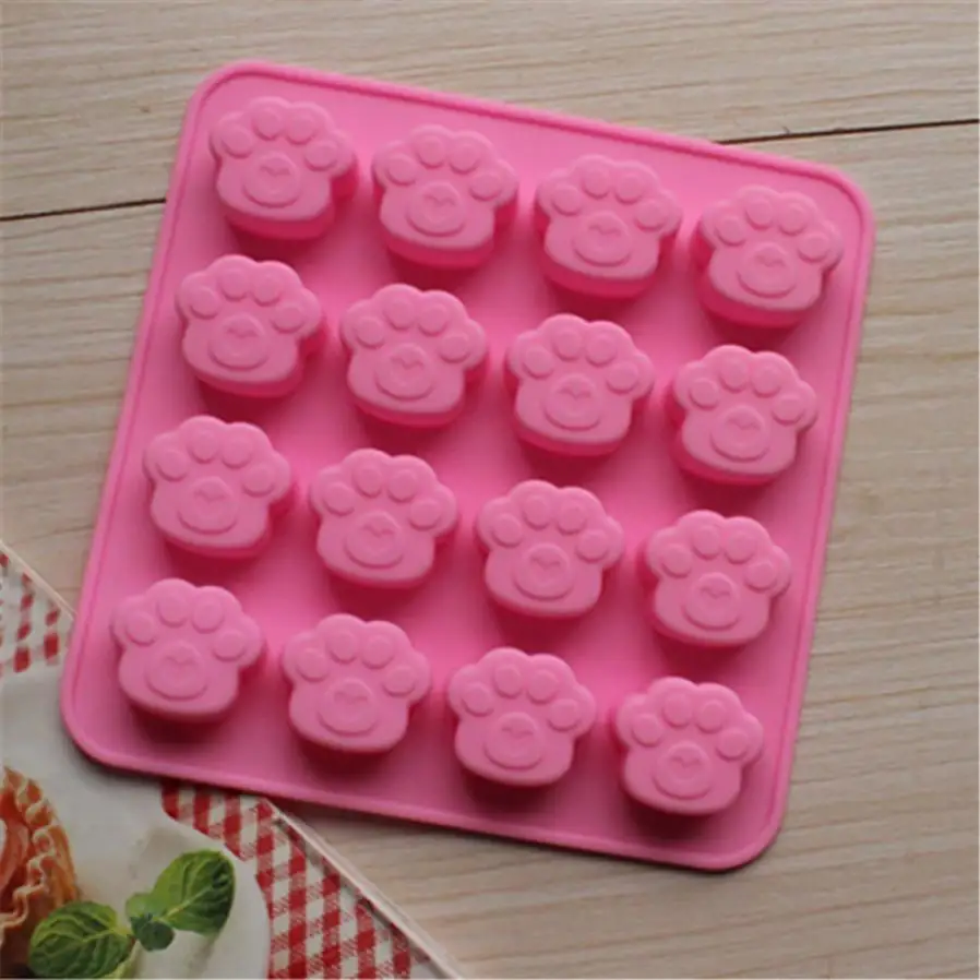 New 16 Cup DIY Cat Paw Print Cake Mold FDA Approval Silicone Cookie Mould Candy Chocolate Mold Soap Ice Cube Mold 30 Apr 17
New 16 Cup DIY Cat Paw Print Cake Mold FDA Approval Silicone Cookie Mould Candy Chocolate Mold Soap Ice Cube Mold 30 Apr 17