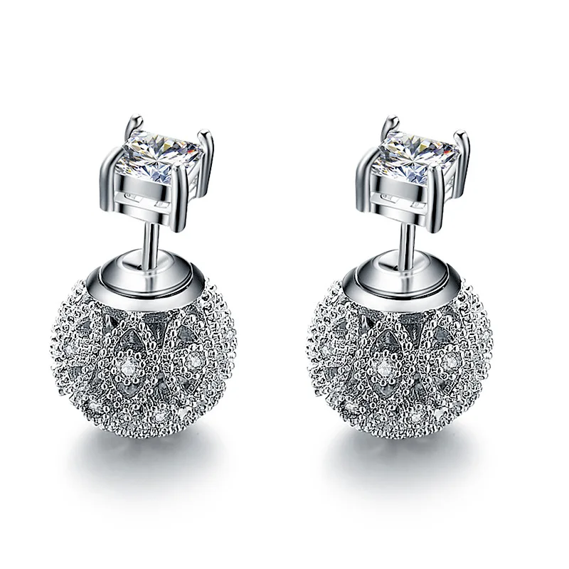 Fashion New Design jewelry Elegant Two Side Wear Zircon Earrings for women SJ110319 ZK20
Fashion New Design jewelry Elegant Two Side Wear Zircon Earrings for women SJ110319 ZK20
