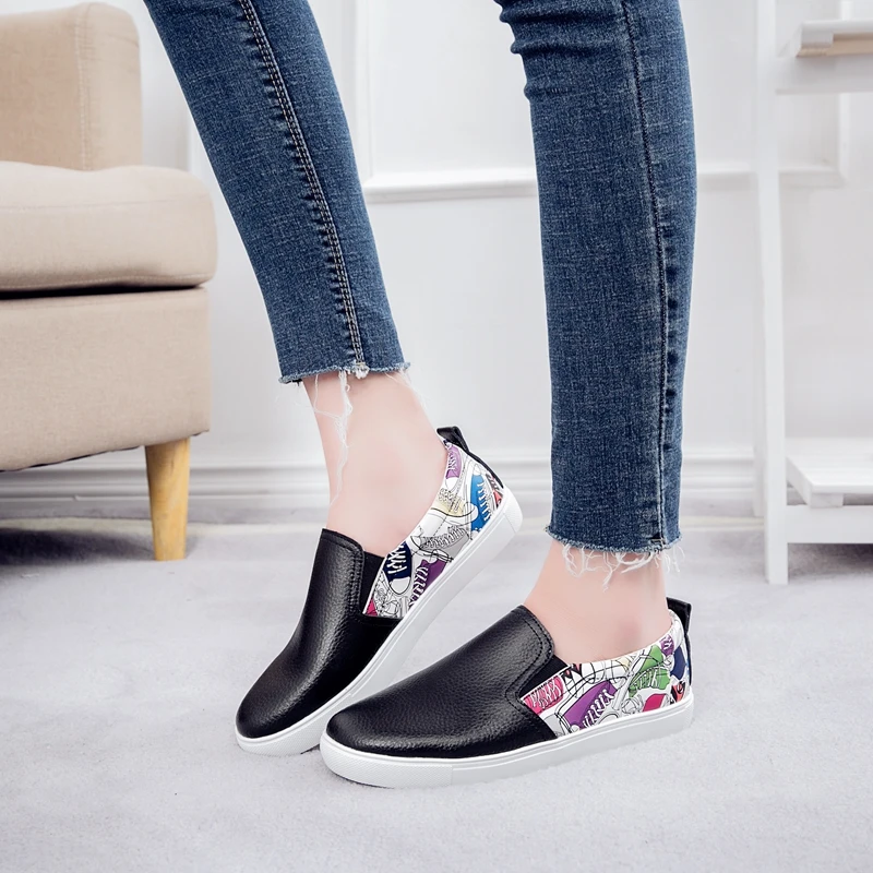 Women Leather shoes Woman Ladies Casual shoes Sneakers Lady loafers Women's Flats Slip On Shoes tenis feminino zapatos de mujer
Women Leather shoes Woman Ladies Casual shoes Sneakers Lady loafers Women's Flats Slip On Shoes tenis feminino zapatos de mujer