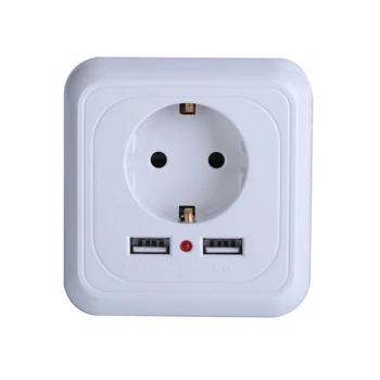Adapter Charging Dual USB Port Wall Charger 2A Wall Charger Adapter DE EU Plug Socket Power Outlet USB Wall Socket Charger
Adapter Charging Dual USB Port Wall Charger 2A Wall Charger Adapter DE EU Plug Socket Power Outlet USB Wall Socket Charger
