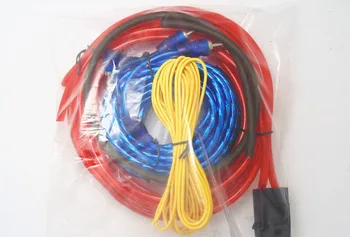

Installation Wires Cables Kit Professional 4m length 60W Car Audio Wire Subwoofer Speaker Wiring Amplifier