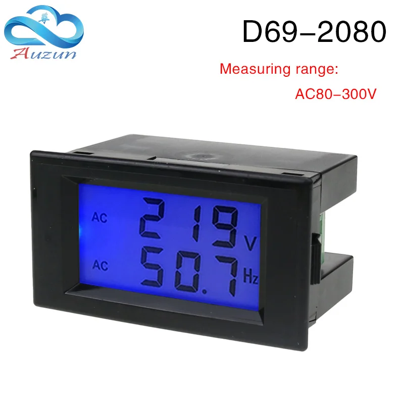 D69-2080 220V 380V 50Hz LCD digital display voltmeter frequency meter head ac80-300v.
D69-2080 220V 380V 50Hz LCD digital display voltmeter frequency meter head ac80-300v.