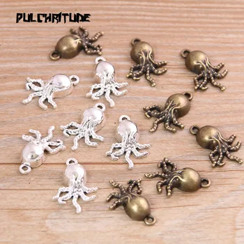 20PCS 15*21mm New Product Two Color Octopus Charms Animal Pendant Jewelry Metal Alloy Jewelry Marking
20PCS 15*21mm New Product Two Color Octopus Charms Animal Pendant Jewelry Metal Alloy Jewelry Marking
