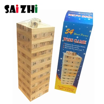 Saizhi Kids Natural Wooden Tower Toys Wood Stack Building Block Toys Interactive Educational Table Game for Children SZ3b13
Saizhi Kids Natural Wooden Tower Toys Wood Stack Building Block Toys Interactive Educational Table Game for Children SZ3b13