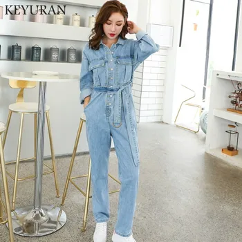Fashion Boyfriend Streetwear Style Denim Overalls Women Long Sleeve Bodysuit High Waist Jeans Bodycon Romper Wide Leg Jumpsuit
Fashion Boyfriend Streetwear Style Denim Overalls Women Long Sleeve Bodysuit High Waist Jeans Bodycon Romper Wide Leg Jumpsuit