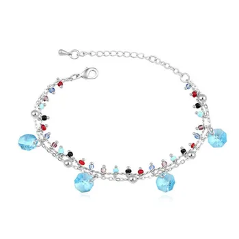 2020 Hot Luxury 4 colors round bracelet female Sweet bracelet Crystal from Swarovskis Fit girls For women Party
2020 Hot Luxury 4 colors round bracelet female Sweet bracelet Crystal from Swarovskis Fit girls For women Party