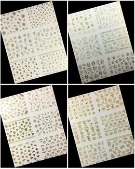 1 SET(6 sheet IN 1 set) 3d Gold Self-adhesive nail sticker 3D Water Nail Stickers Decals 3D Nail Art Decorations Fingernail
1 SET(6 sheet IN 1 set) 3d Gold Self-adhesive nail sticker 3D Water Nail Stickers Decals 3D Nail Art Decorations Fingernail