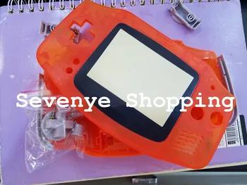 Accessories Part Housing Case for Gameboy Advance GBA Game Console GBA Console Cases Clear Orange With Rubber Pads
Accessories Part Housing Case for Gameboy Advance GBA Game Console GBA Console Cases Clear Orange With Rubber Pads