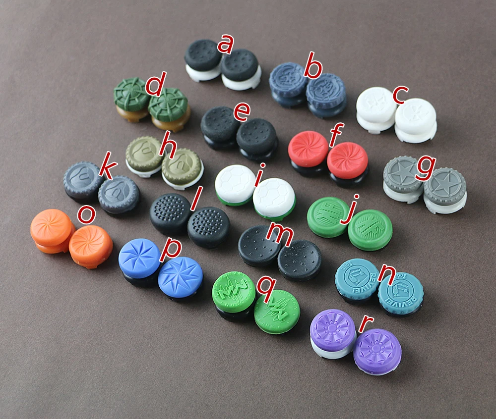 60pcs=30pairs CQC FPS Thumb Grip Joystick Cap Elite Thumbstick Cover for PS4 Slim Pro Controller(29 colors available)
60pcs=30pairs CQC FPS Thumb Grip Joystick Cap Elite Thumbstick Cover for PS4 Slim Pro Controller(29 colors available)