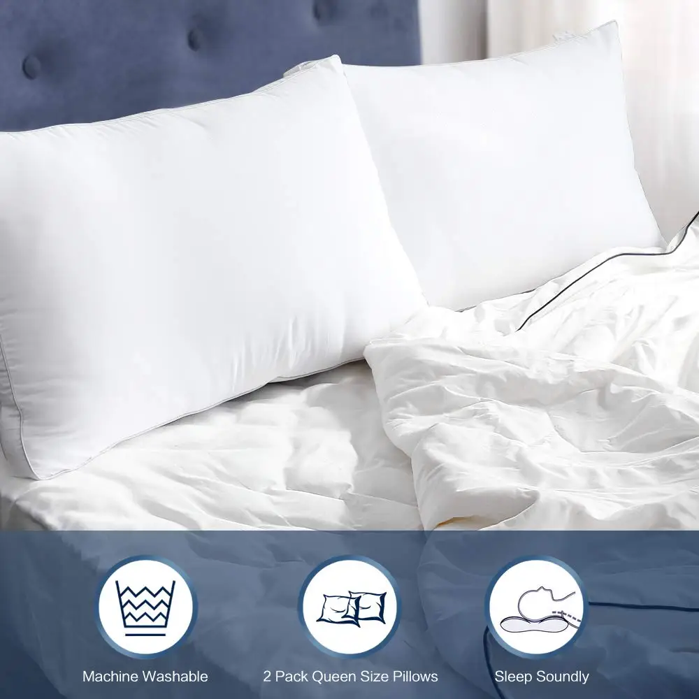 Feather Down Light Pillow Pillows for Sleeping Alternative Hotel Quality Soft and Supportive Wedge Pillow for Side Back Sleepers
Feather Down Light Pillow Pillows for Sleeping Alternative Hotel Quality Soft and Supportive Wedge Pillow for Side Back Sleepers