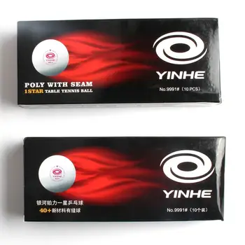 Original yinhe poly 40+ 1 star table tennis ball new material seamed for table tennis racket game training wholesale 20 balls
Original yinhe poly 40+ 1 star table tennis ball new material seamed for table tennis racket game training wholesale 20 balls