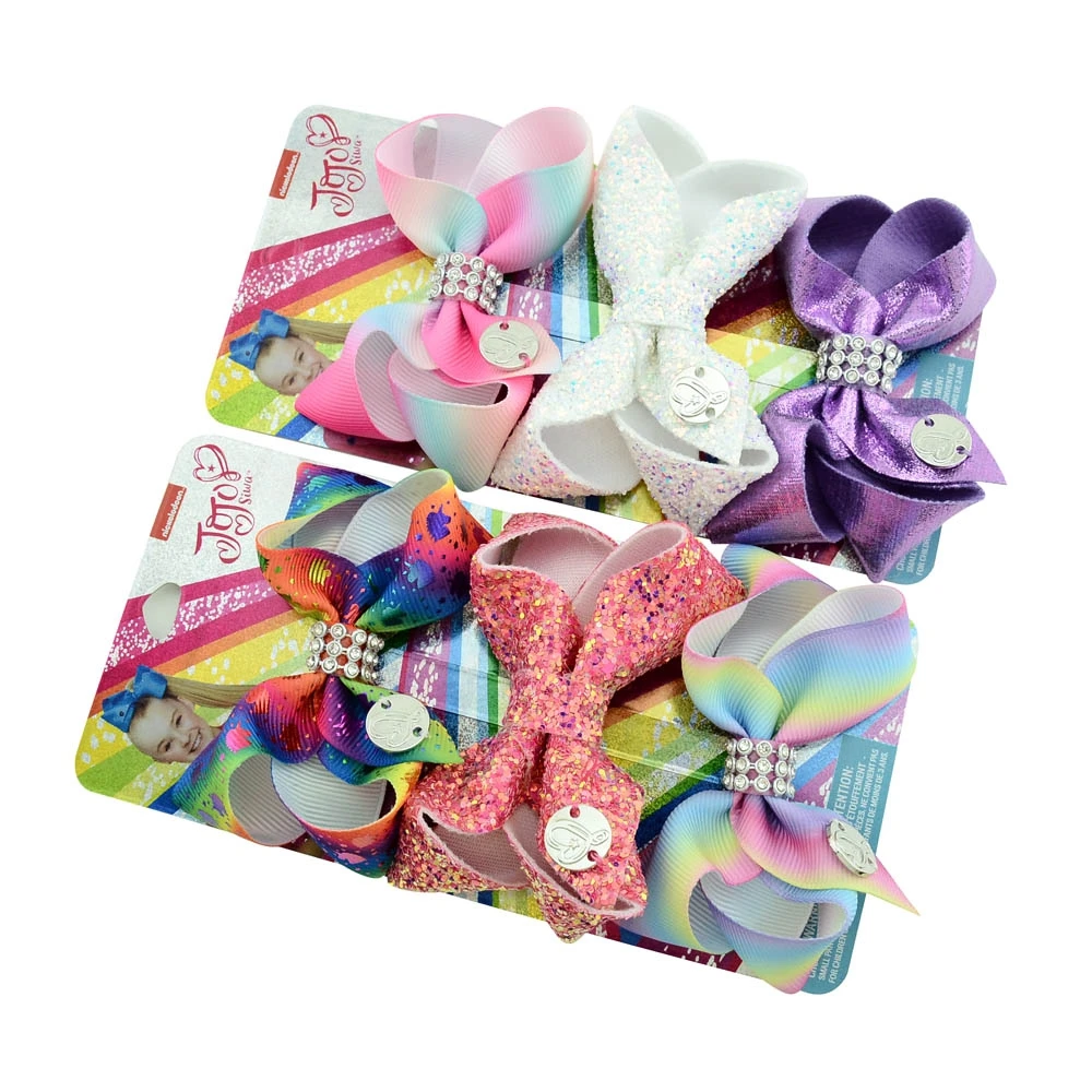 1 set 3pcs 3" JoJo Clip Hair Bows Hair Clip For Girls Kids Handmade Boutique Small Colorful Bling Bows Hairgrip Hairpin 903
1 set 3pcs 3" JoJo Clip Hair Bows Hair Clip For Girls Kids Handmade Boutique Small Colorful Bling Bows Hairgrip Hairpin 903