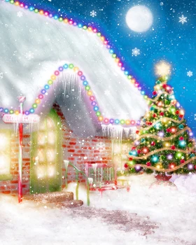 Santa Claus's House vinyl cloth snow Christmas tree photography backdrops for newborn kids photo studio portrait backgrounds
Santa Claus's House vinyl cloth snow Christmas tree photography backdrops for newborn kids photo studio portrait backgrounds
