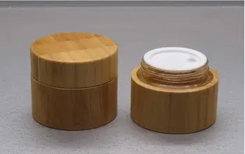 30g Glass Jar with bamboo outer Empty Cream Jars Cosmetic Packaging Containers Pot With Lid For Hand cream Container
30g Glass Jar with bamboo outer Empty Cream Jars Cosmetic Packaging Containers Pot With Lid For Hand cream Container