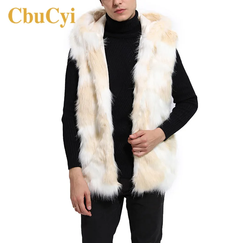 CBUCYI Men Fur Vest Plus Size 3X Autumn Winter Solid Sleeveless Plush Faux Fur Vest Coat Men's Casual Fur Waistcoat Hooded Gilet
CBUCYI Men Fur Vest Plus Size 3X Autumn Winter Solid Sleeveless Plush Faux Fur Vest Coat Men's Casual Fur Waistcoat Hooded Gilet