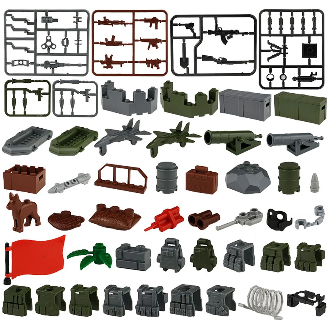 202pcs Small Particle Puzzle Building Block Figure Military Weapon Kit Equipment Building Block Suburban Ambush Battlefield Toy
202pcs Small Particle Puzzle Building Block Figure Military Weapon Kit Equipment Building Block Suburban Ambush Battlefield Toy