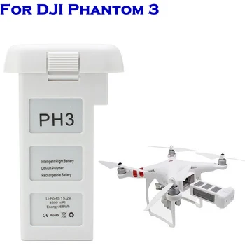 DJI Phantom3 standard battery 4500mAh 15.2V Intelligent battery For DJI Phantom 3 Professional SE/Advanced/Standard drone
DJI Phantom3 standard battery 4500mAh 15.2V Intelligent battery For DJI Phantom 3 Professional SE/Advanced/Standard drone