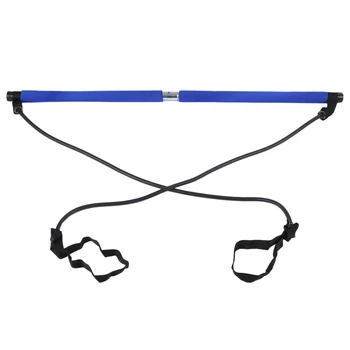 Portable Pilates Bar Kit Resistance Band Elastic 2 Foot Loops Muscle Toning Bar Home Gym Pilates Body Workout Fitness Equipment
Portable Pilates Bar Kit Resistance Band Elastic 2 Foot Loops Muscle Toning Bar Home Gym Pilates Body Workout Fitness Equipment