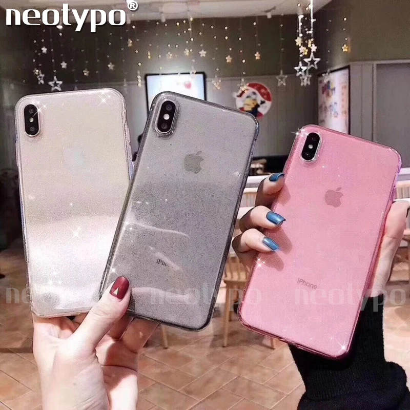 Glitter Bling Shockproof Clear Phone Case For iPhone X XS MAX XR 6 6S 8 7 Plus Shining Powder Transparent Soft TPU Back Cover
Glitter Bling Shockproof Clear Phone Case For iPhone X XS MAX XR 6 6S 8 7 Plus Shining Powder Transparent Soft TPU Back Cover