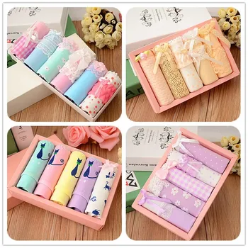 Cotton underwear women set 2017 cute girl cotton panties women bragas thongs female briefs gift box
Cotton underwear women set 2017 cute girl cotton panties women bragas thongs female briefs gift box