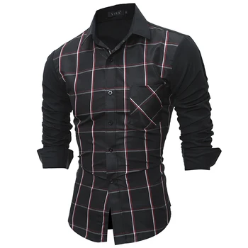 Plaid Men Shirts Tailoring Slim Fit Cotton Mens Dress Shirts Male Clothes Social Casual Shirt Men Brand Chemise Homme
Plaid Men Shirts Tailoring Slim Fit Cotton Mens Dress Shirts Male Clothes Social Casual Shirt Men Brand Chemise Homme