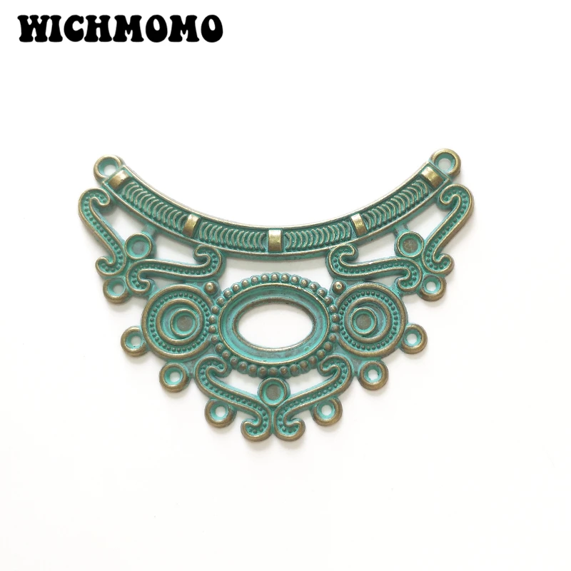 New 64MM 1pcs Retro Patina Plated Zinc Alloy Green Tassel Loop Porous Charms Connectors for Necklace DIY Jewelry Accessories
New 64MM 1pcs Retro Patina Plated Zinc Alloy Green Tassel Loop Porous Charms Connectors for Necklace DIY Jewelry Accessories