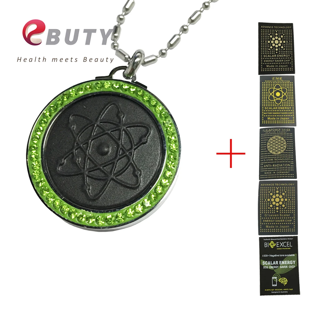 EBUTY Round Quantum Energy Pendant Lava Stone 3000CC Health Fashion Jewelry Gift with Free Anti Radiation Stickers for Phone
EBUTY Round Quantum Energy Pendant Lava Stone 3000CC Health Fashion Jewelry Gift with Free Anti Radiation Stickers for Phone