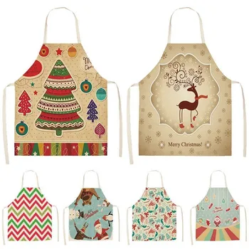 1pcs Christmas Apron for Woman Cotton Linen Aprons Adult Bib 53*65cm Pinafore for Home Kitchen Cooking Baking Accessories CM1001
1pcs Christmas Apron for Woman Cotton Linen Aprons Adult Bib 53*65cm Pinafore for Home Kitchen Cooking Baking Accessories CM1001