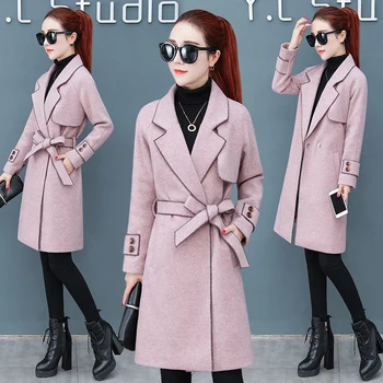 Winter woolen coat female middle length Korean Edition 2020 new winter clothing student autumn winter woolen fashionable coat
Winter woolen coat female middle length Korean Edition 2020 new winter clothing student autumn winter woolen fashionable coat