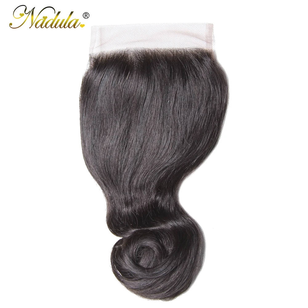 Nadula Hair Loose Wave Closure 4*4 Free Part 100% Remy Human Hair Closure 14-18 inch Swiss Lace Closure Nature Color
Nadula Hair Loose Wave Closure 4*4 Free Part 100% Remy Human Hair Closure 14-18 inch Swiss Lace Closure Nature Color