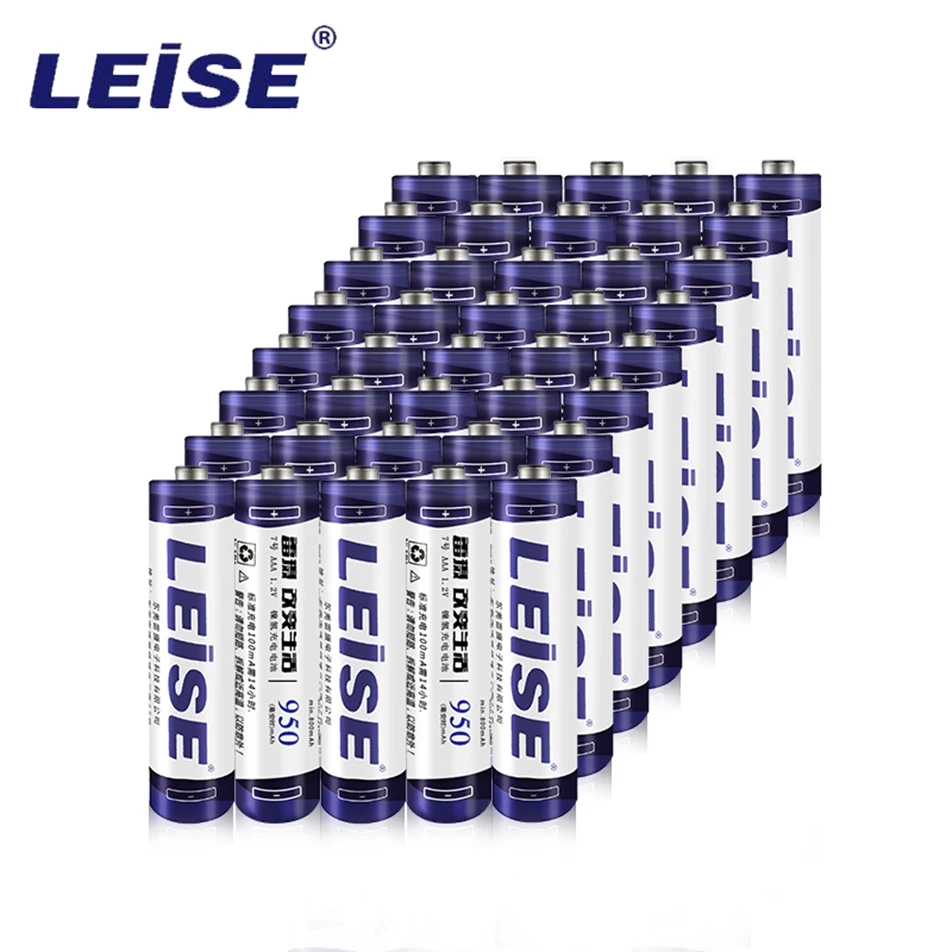 Leise 32PCS 1.2v NIMH 3A 950mah AAA Rechargeable Battery ni-mh batteries rechargeable For Remote Control 1000 circel AAA Battery
Leise 32PCS 1.2v NIMH 3A 950mah AAA Rechargeable Battery ni-mh batteries rechargeable For Remote Control 1000 circel AAA Battery