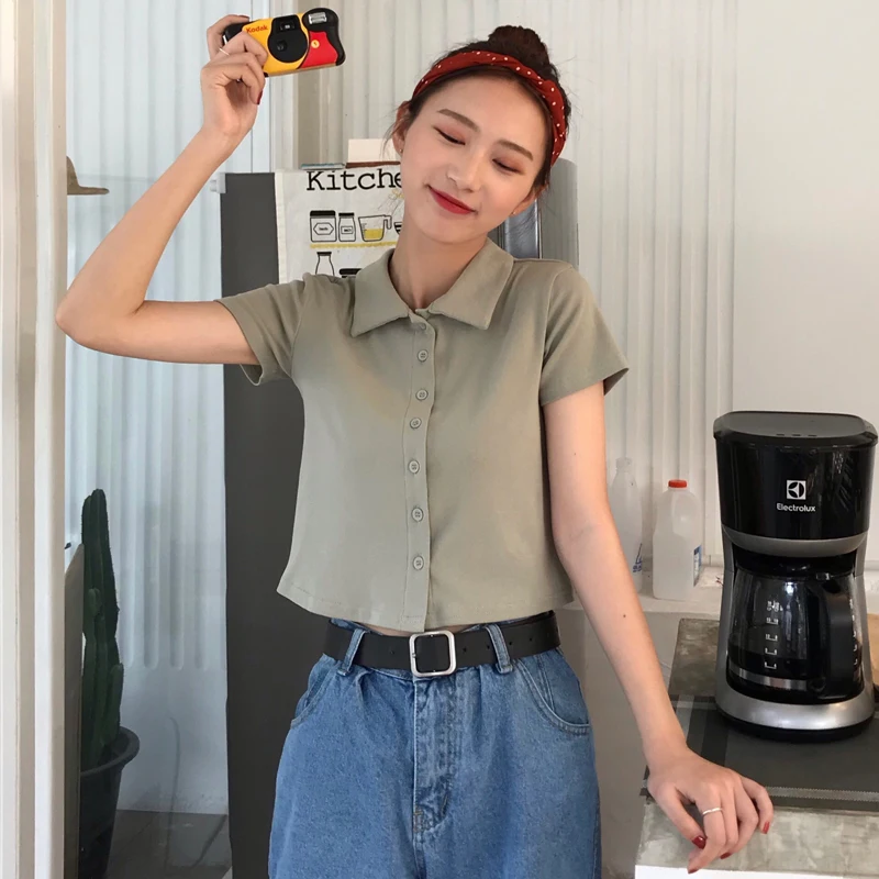 8 colors 2019 summer preppy style solid color basic short sleeve t shirts womens tops tee shirt femme (C6369)
8 colors 2019 summer preppy style solid color basic short sleeve t shirts womens tops tee shirt femme (C6369)