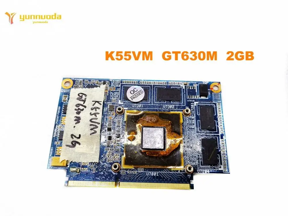 Original for ASUS K55VM Graphic Card GeForce GT630M N13P-GL-A1 2GB Video card Fit A55V K55VM K55VJ K55V Laptop video card testd
Original for ASUS K55VM Graphic Card GeForce GT630M N13P-GL-A1 2GB Video card Fit A55V K55VM K55VJ K55V Laptop video card testd