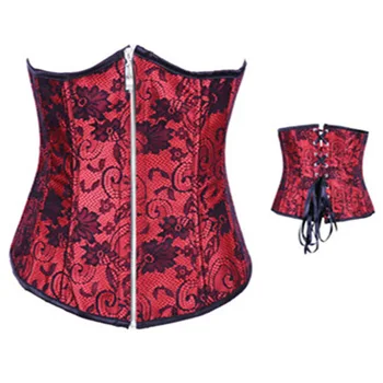 Sexy Corset Women embroidery Waist trainer 2017 Plus Size Corsets And Bustiers Front zipper Underbust Waist Cincher Slimming
Sexy Corset Women embroidery Waist trainer 2017 Plus Size Corsets And Bustiers Front zipper Underbust Waist Cincher Slimming