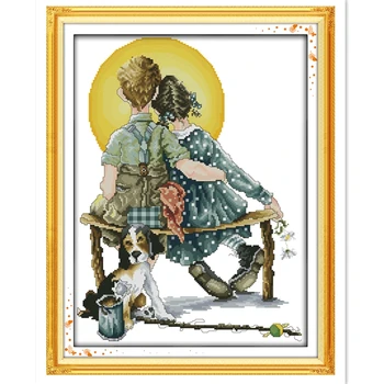 Sweet Love (3) Painting Embroidery Cross Set Cross Stitch Kit Chinese Counted Cross Stitch Pattern 11CT 14CT Printed On Canvas
Sweet Love (3) Painting Embroidery Cross Set Cross Stitch Kit Chinese Counted Cross Stitch Pattern 11CT 14CT Printed On Canvas