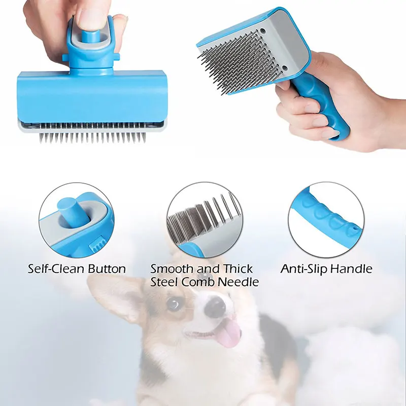 dog deshedding brush
