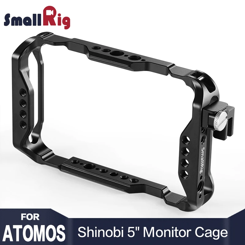 

SmallRig DSLR Camera Director's Monitor Cage for Atomos Shinobi 5" for AtomX 5" Shinobi Cage With QR Nato Rail 2305