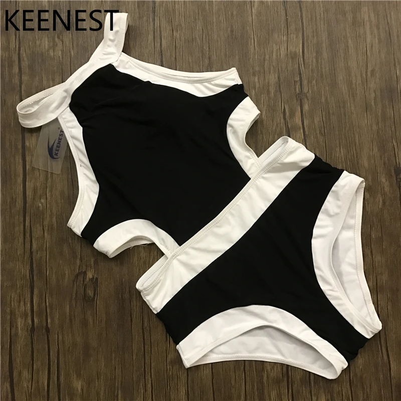 KEENEST High Elasticity Sexy Bodysuit One Piece Swimsuit Patchwork Monokini Female Swimsuit Beach Bathing Suit swimwear
KEENEST High Elasticity Sexy Bodysuit One Piece Swimsuit Patchwork Monokini Female Swimsuit Beach Bathing Suit swimwear