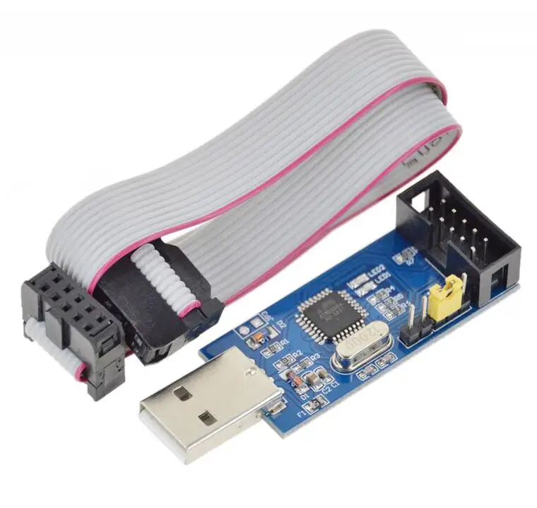 1 Set 10Pin To 6 Pin Adapter Board + USBASP USBISP AVR Programmer USB ATMEGA8 ATMEGA128 ATtiny/CAN/PWM 10Pin Wire Module
1 Set 10Pin To 6 Pin Adapter Board + USBASP USBISP AVR Programmer USB ATMEGA8 ATMEGA128 ATtiny/CAN/PWM 10Pin Wire Module