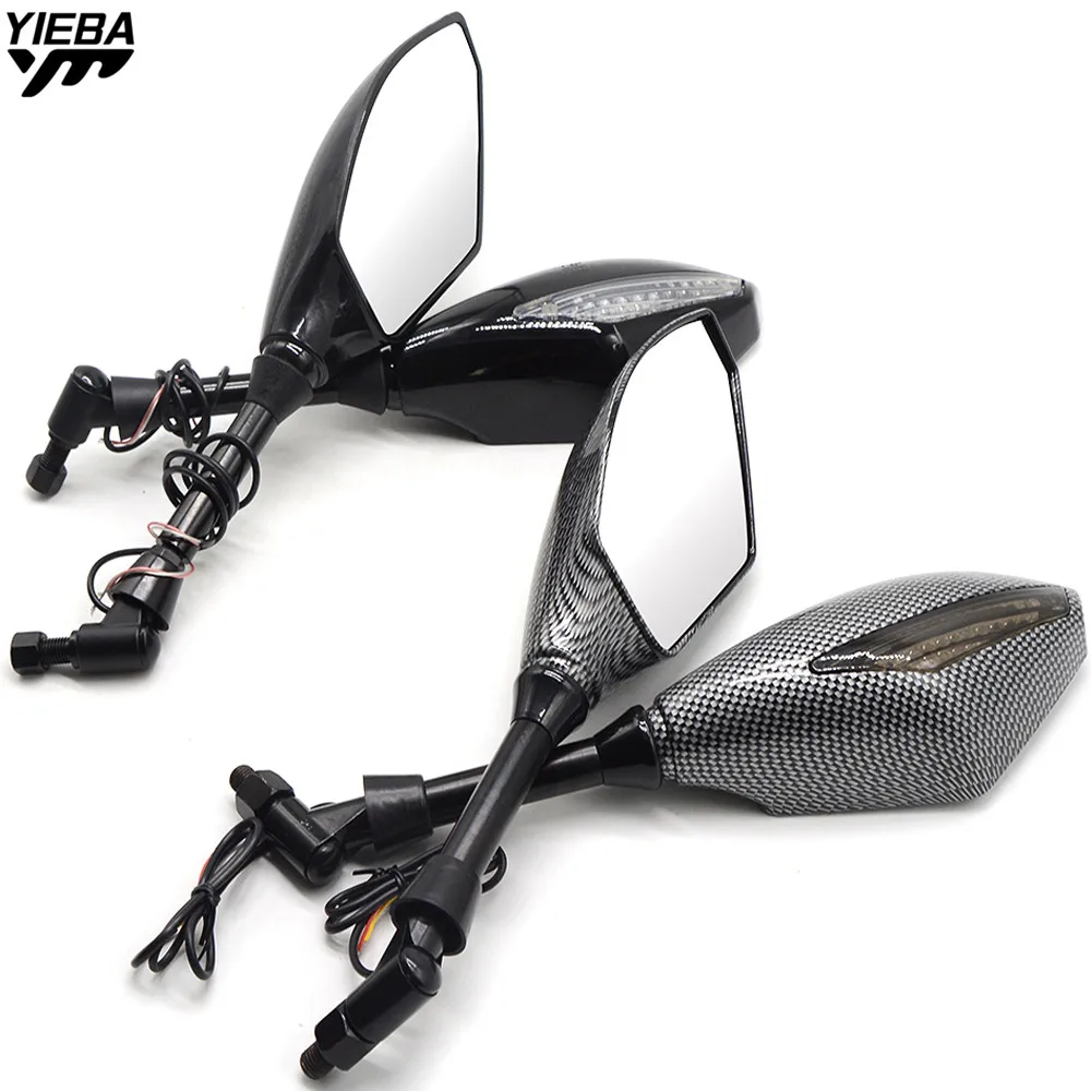 Motorcycle Rear View Mirrors Side Mirror With Turn Signals Light FOR KAWASAKI ZXR400 ZZR600 VERSYS 1000 Z1000 ZX10R ZX12R Z900RS
Motorcycle Rear View Mirrors Side Mirror With Turn Signals Light FOR KAWASAKI ZXR400 ZZR600 VERSYS 1000 Z1000 ZX10R ZX12R Z900RS