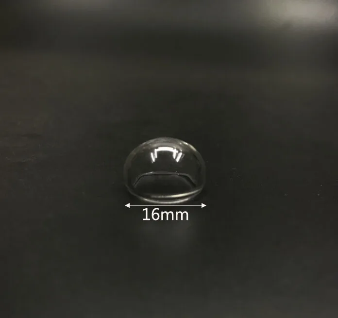 Description Picture 4 of item5X 8-70mm hollow half round glass globe bubble hemisphere glass cover dome bottle diy vial pendant necklace findings charm