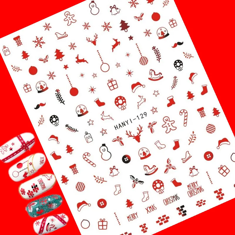 2017 Newest 3d nail art sticker dream XMAS Christmas SOLO nail-129 Decals Tool DIY Nail Decoration Tools for nail
2017 Newest 3d nail art sticker dream XMAS Christmas SOLO nail-129 Decals Tool DIY Nail Decoration Tools for nail