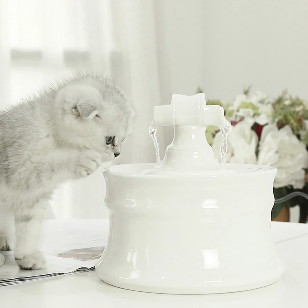 1.6L Cat Dog Automatic Circulation Water Dispenser Fountain Water Basin Drinker Dog Cat Water dispenser drinking bowls
1.6L Cat Dog Automatic Circulation Water Dispenser Fountain Water Basin Drinker Dog Cat Water dispenser drinking bowls