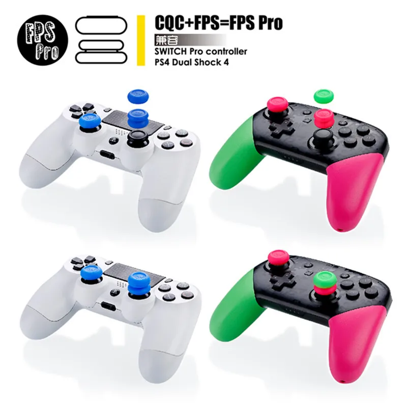 Skull & Co. Skin, CQC and FPS Thumb Grip Set Joystick Analog Stick Cap for Nintend Switch NS Pro Controller & PS4 / Slim / Pro
Skull & Co. Skin, CQC and FPS Thumb Grip Set Joystick Analog Stick Cap for Nintend Switch NS Pro Controller & PS4 / Slim / Pro