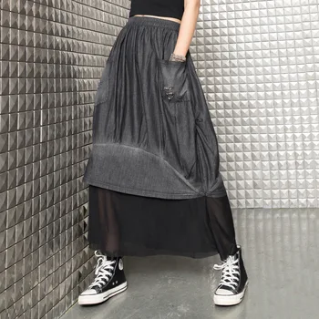 Saia Tutu Skirts Womens Womens Skirt Europe, America, Spring And Summer, New Stitching, Mesh, Elastic Waist, Dark, Personality,
Saia Tutu Skirts Womens Womens Skirt Europe, America, Spring And Summer, New Stitching, Mesh, Elastic Waist, Dark, Personality,