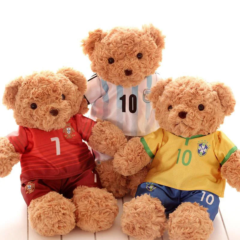 1pc Football star jersey bear plush toy doll boy gift Plush football player toys plush doll toys World Cup souvenir for children
1pc Football star jersey bear plush toy doll boy gift Plush football player toys plush doll toys World Cup souvenir for children