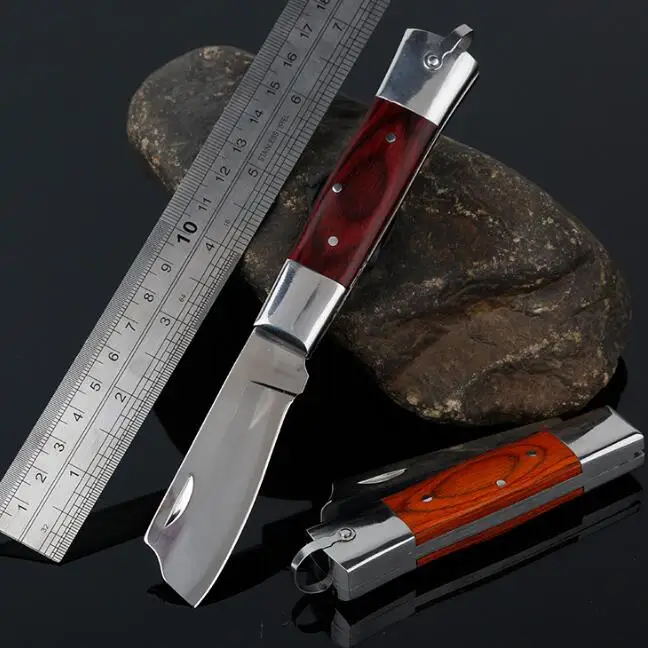 LLxxmm camping folding knife tactical knives stainless steel blade wooden handle outdoor hunting best gift
LLxxmm camping folding knife tactical knives stainless steel blade wooden handle outdoor hunting best gift