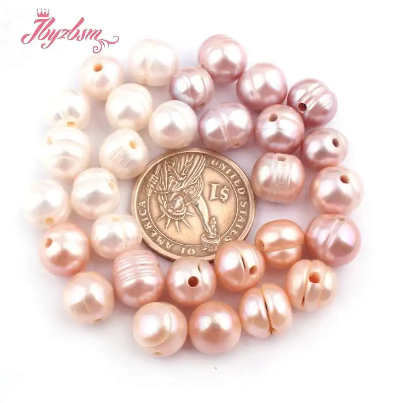9-10mm Nearround Freshwater Pearl Beads Natural Stone Beads (2mm Hole) For Necklace Bracelat Rings Earring Jewelry Making 10 Pc
9-10mm Nearround Freshwater Pearl Beads Natural Stone Beads (2mm Hole) For Necklace Bracelat Rings Earring Jewelry Making 10 Pc
