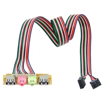 by dhl or fedex 500pcs USB2.0 2 Ports PC Computer Case Front Panel USB Audio Port Mic Earphone Cable
by dhl or fedex 500pcs USB2.0 2 Ports PC Computer Case Front Panel USB Audio Port Mic Earphone Cable